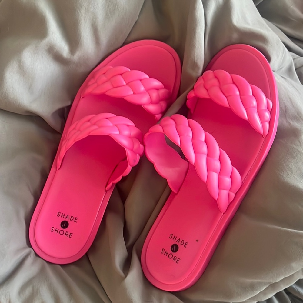 hot pink sandals - target brand